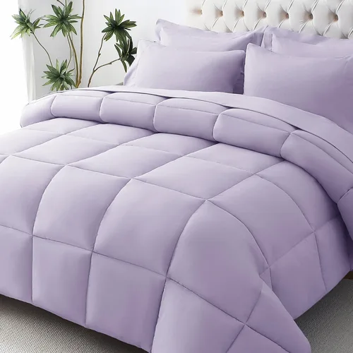 Miniatura 32 de JOLLYVOGUE Juego de edredón individual XL, cama ultrasuave en una bolsa, tamaño individual XL, 5 piezas, juego de ropa de cama certificado Oeko-TEX