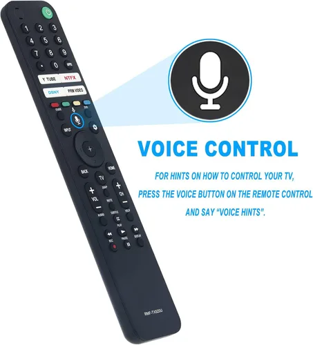 Miniatura 2 de Nuevo control remoto de voz de repuesto RMF-TX520U para Sony Bravia LCD TV XR-65A80J XR-65X90J XR-77A80J KD-75X80J KD-43X85J KD-50X85J KD-85X85J