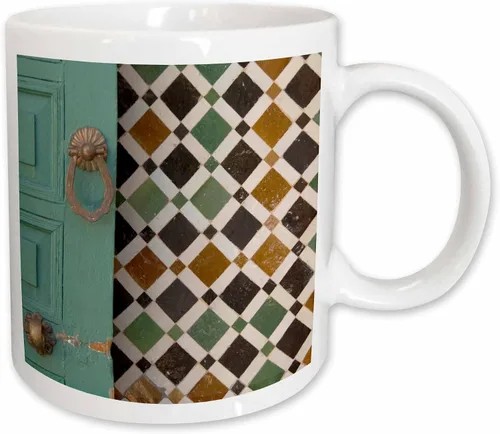 Miniatura 10 de 3dRose Danita Delimont – Moorish la Arquitectura – Marruecos, Islamic law courts, puerta de knocker-af29 cmi0032 – Cindy Miller Hopkins – Tazas