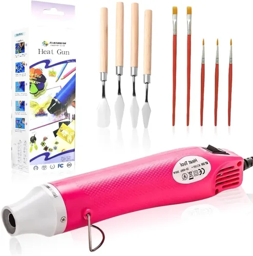 Pistola de Calor para Manualidades - Mini Herramienta de Calor para Resina Epoxi, Moldes de Silicona, Vertido Acrílico, Gofrado, y Eliminación de
