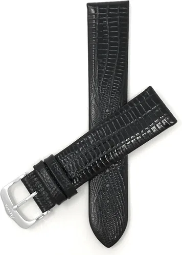 Bandini Correa de cuero para reloj, semibrillante, delgada, 4 colores, 0.472in, 0.551in, 0.630in, 0.709in, 0.787in