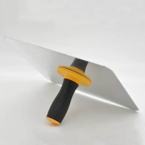 Miniatura 7 de Soporte para tablero de mortero, halcón de enlucido de aluminio con mango de agarre suave, pintura casera con mango herramienta de enlucido