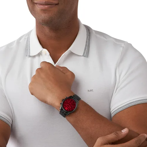 Miniatura 4 de Michael Kors - Reloj cronógrafo Lexington de acero inoxidable