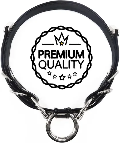 Miniatura 2 de Gargantilla de cuero con anillo tórico de oro punk hecho a mano con cierre de hebilla, collar ajustable para mujer