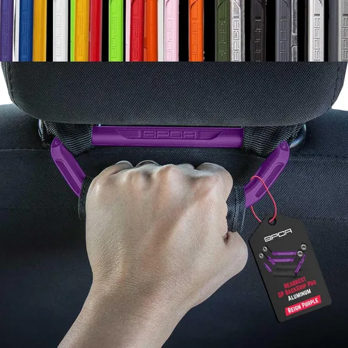 Miniatura 16 de GPCA GP BackGrip Pro - Manija para reposacabezas de automóviles, Jeeps, camiones y más, asas de agarre para asiento trasero y empuñaduras, Gris