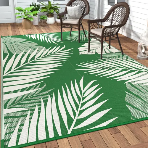 Miniatura 72 de GENIMO - Tapete reversible e impermeable para patios y exteriores, oferta, paja de plástico, para áreas grandes, campamentos, RV, pícnics, terrazas