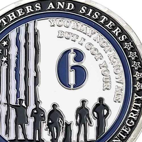 Miniatura 5 de Moneda de desafío policial I Got Your 6