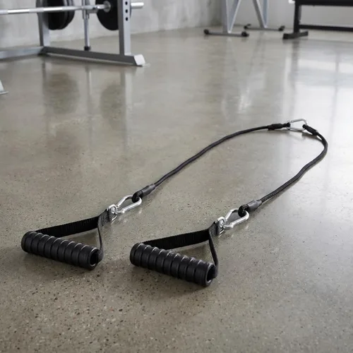 Miniatura 2 de BESPORTBLE Cable de polea de fitness, cuerda de tríceps, cables expansores de pecho, máquina de entrenamiento muscular de fuerza, accesorio
