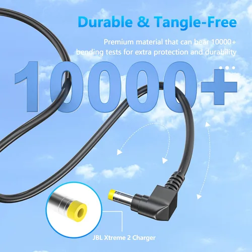 Miniatura 5 de 19V Reemplazo para JBL Xtreme 2 Cargador/Extreme 2 / Xtreme/JBL Boombox Altavoz inalámbrico portátil Bluetooth Reemplazo JBL Cable de alimentación