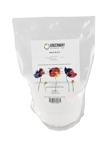Greenway Biotech, Inc. Fertilizante de urea para plantas de interior/exterior, alta eficiencia, 46% de nitrógeno 46-0-0, refinado de oro Aqua Regia