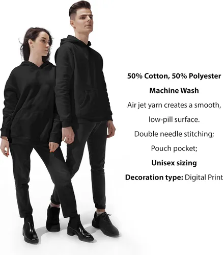 Miniatura 7 de Miacanvas Game Couple Classic Arcade Gaming Couple Matching Comfy Hoodies Set Black