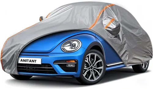 Miniatura 14 de Cubierta impermeable para todo tipo de clima para la nieve del coche Hatchback, lonas de coche Tamaño como: Golf GTI, VW Beetle Interior Algodón