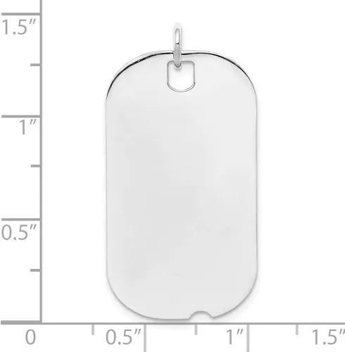 Miniatura 3 de Solid 925 Sterling Silver Dog Tag Polished Front Back Disc Customize Personalize Engravable Charm Pendant Jewelry Gifts For Women or Men