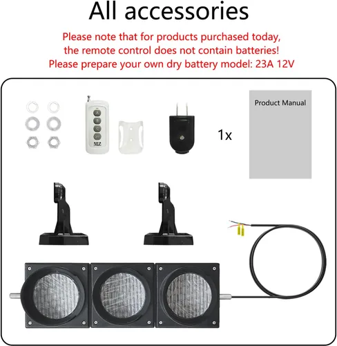 Miniatura 9 de Kit de lámparas de señalización de tráfico/parada/marcha de 100mm (4 pulgadas) AC85-265V, carcasa de PC impermeable IP65 (control remoto 103