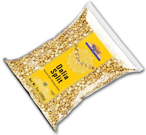 Miniatura 9 de Rani Daliya Split (Garbanzos partidos asados Dalia) 7oz (200g) ~ Todo natural Vegano Origen indio
