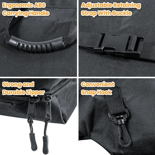 Miniatura 5 de Bolsa de Almacenamiento con Paneles Superiores Hard Top para Todos los Modelos de Jeep Wrangler JK JKU JL JLU Sports Sahara Freedom Rubicon