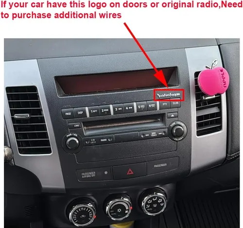 Miniatura 3 de 8Core 4GB+64GB Android 15 para Mitsubishi Outlander Radio 2006-2012 con 9 IPS Pantalla táctil GPS Unidad principal de navegación GPS incorporado DSP