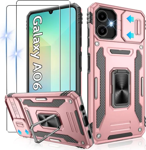 Miniatura 141 de Gritup para Samsung Galaxy S22 Funda con protectores de pantalla HD de 2 paquetes y cubierta deslizante para la cámara, protección contra caídas