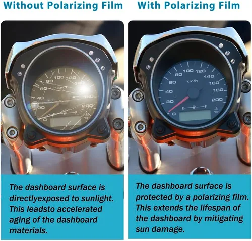 Miniatura 3 de Láminas de película polarizada adhesiva, filtro polarizador lineal de 11.8 x 7.8 pulgadas para reparación de pantalla y física educativa, paquete