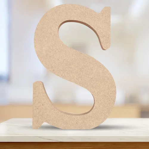 Miniatura 8 de Letras de madera 3D sin terminar de 4 pulgadas, letras del alfabeto de madera para decoración de pared, manualidades de madera, letras de pie, Y