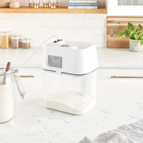 Miniatura 2 de The Kitchen Mill - Molino eléctrico de granos de alta velocidad para trigo, maíz y granos, molino de harina - Ensamblado en los EE. UU. - Cámara