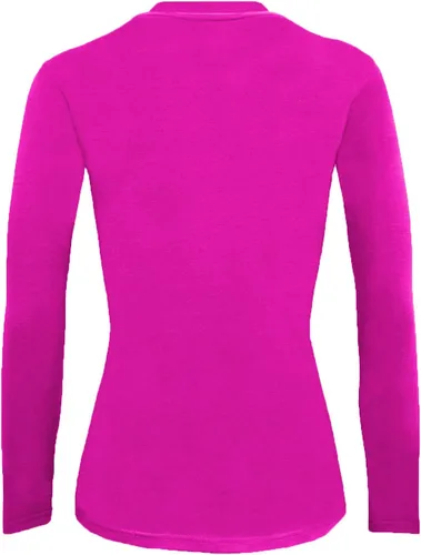 Miniatura 68 de Natural Uniforms Camiseta Under Scrub para mujer, cuello redondo, manga larga, paquete de 3, paquete múltiple de 3