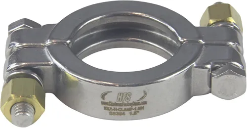 HFS (R) Trébol de alta presión de 1,5 pulgadas de alta presión para conexión de montaje de abrazadera tri, acero inoxidable 304