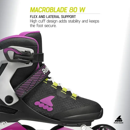 Miniatura 5 de Rollerblade Macroblade 80 - Patines en línea para adultos, para fitness, para mujer, patines Performance