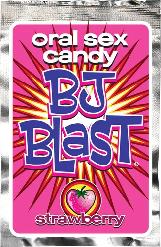 Strawberry BJ Blast Oral Sex Candy Pop Rocks Like Candy Fizzing, Popping, Explosión Oral Sex Candy (2)