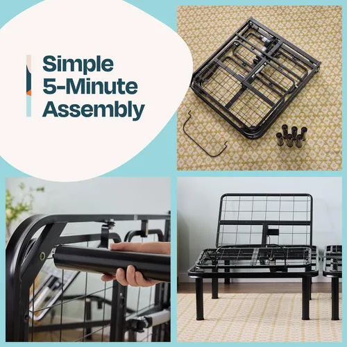 Miniatura 4 de Linenspa - Base de cama ajustable - Inclinación independiente de cabeza y pie - Motor potente y silencioso - Fácil montaje sin herramientas - Para