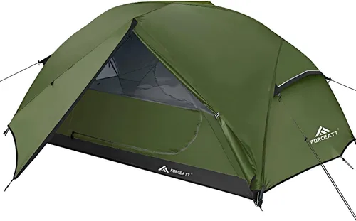 Forceatt Tienda de campaña para 2 y 3 personas es resistente al agua y al viento, tienda de campaña para 3 a 4 estaciones, tienda de campaña ligera