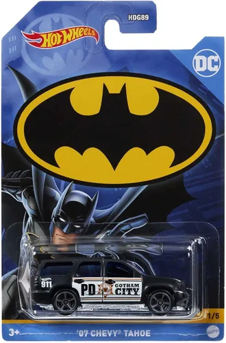 Miniatura 5 de Hot Wheels DC Comics Batman Gotham City PD '07 Chevy Tahoe 1/5