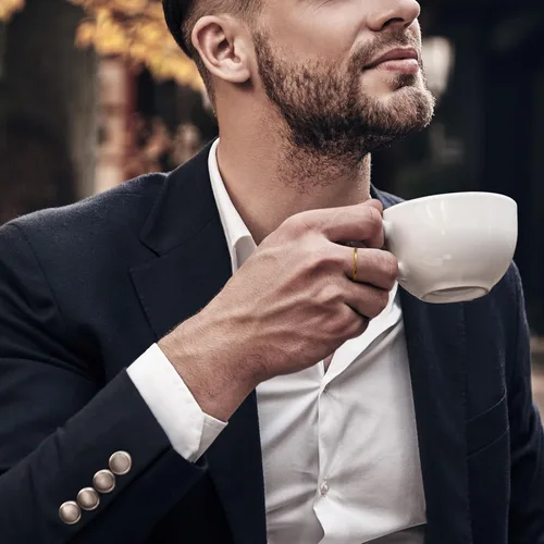 Miniatura 48 de King Will Anillo de boda de tungsteno para hombre, disponible en 15/64 a 25/64 de pulgada (6 a 10 mm), negro/plata, acabado mate, borde pulido