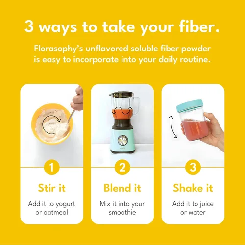 Miniatura 8 de Suplemento de fibra soluble orgánica reafirmante para la salud digestiva intestinal, control de la diarrea y alivio del SII, polvo prebiótico vegano