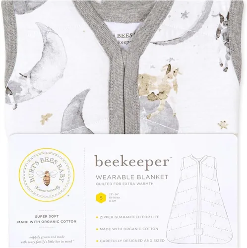 Miniatura 4 de Burt's Bees Beekeeper - Manta unisex para bebé, de algodón 100% orgánico para usar Blanco