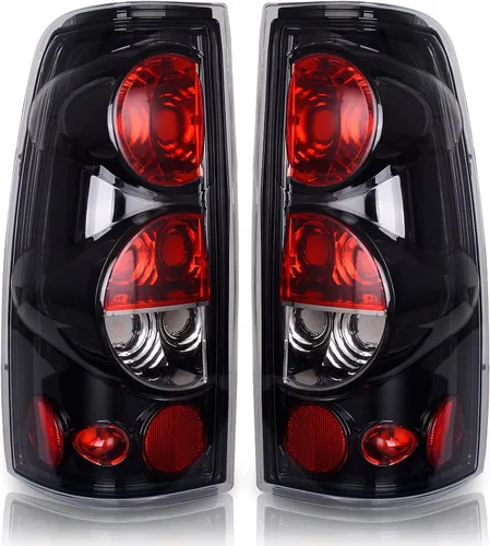 AUTOSAVER88 Conjunto de luces traseras compatibles con Chevy Silverado 1999-2006 1500 2500 3500/2007 Silverado con estilo de carrocería clásico/GMC