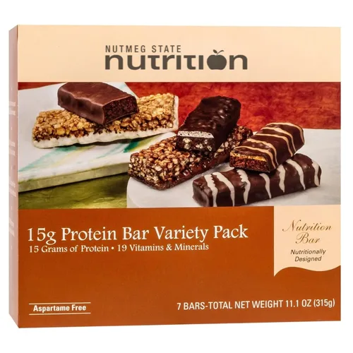 Miniatura 12 de Nutmeg State Nutrition Barras altas en proteínas, 7 porciones por caja (1 caja (7 porciones), chocolate negro S'mores)