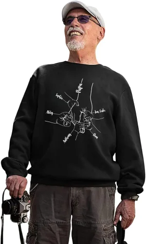 Miniatura 5 de Camisa personalizada para abuelo, papá, nietos con nombre, regalos personalizados para papá y papá, regalos para el día del padre, abuelo.