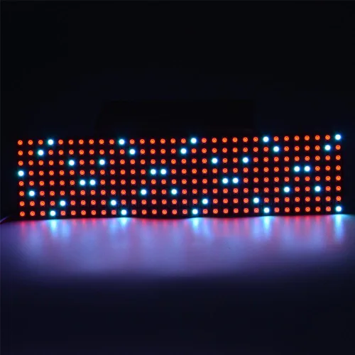 Miniatura 5 de 8x32 Panel de matriz LED 256 píxeles WS2812B Panel LED digital flexible direccionable individualmente a todo color DC5V