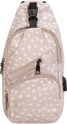 Miniatura 89 de Nupouch Mochila cruzada antirrobo, carga USB, mochila ligera para viajes, senderismo, todos los días