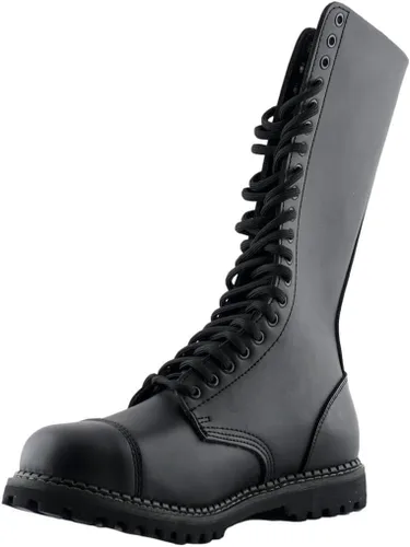 Miniatura 3 de Grinders King 2015 Negro Hombres de Seguridad de Acero Toe Derby Botas