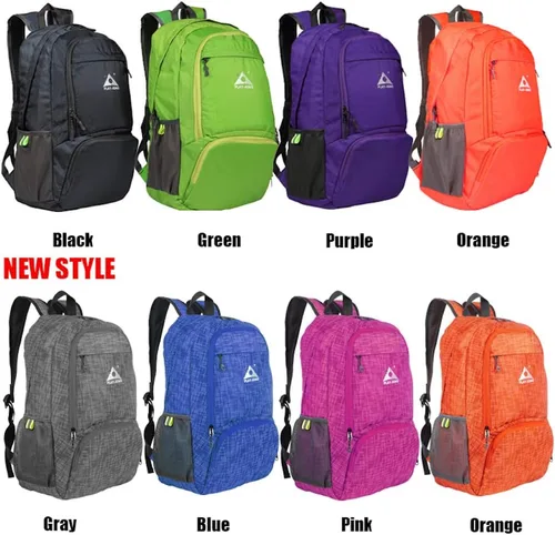 Miniatura 5 de PLAY-KING Mochila ligera plegable impermeable resistente al agua de 25 litros para ir de compras, viajes o senderismo, para hombres o mujeres, Raya