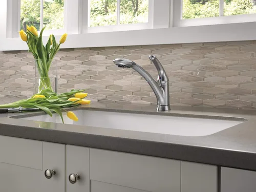 Miniatura 8 de Palo Diamond grifería de cocina con cartucho de cerámica con tecnología de sellado, 470-AR-DST
