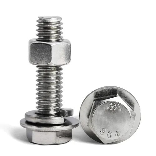 Miniatura 14 de Tornillos y tuercas de cabeza hexagonal, tornillos de 1/4-20 x 1-1/2 pulgadas, tornillos de tuerca, arandelas de bloqueo plano, perno de cabeza