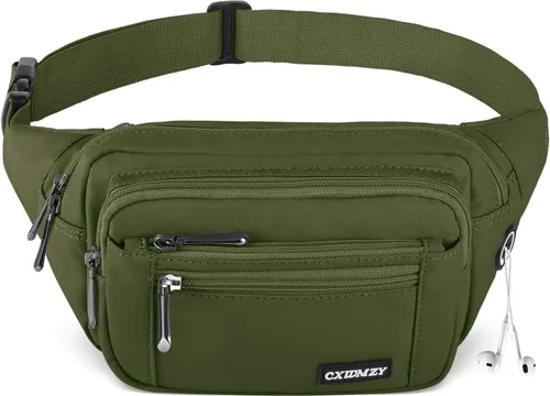 Miniatura 17 de CXWMZY Riñoneras para mujeres y hombres, riñoneras con múltiples bolsillos, gran capacidad, impermeable, casual, para viajes de Disney, ciclismo