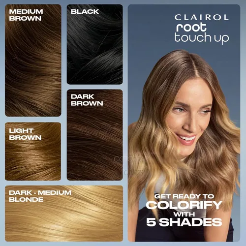 Miniatura 8 de Clairol Color de retoque de raíces + volumen 2 en 1 spray temporal, color de cabello negro, paquete de 2