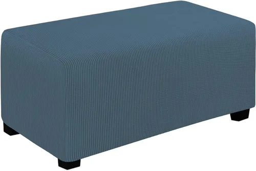 Miniatura 53 de Easy-Going Funda Elástica para Otomana Taburete de Almacenamiento Plegable Protector de Muebles Funda Rectangular Suave con Parte Inferior Elástica