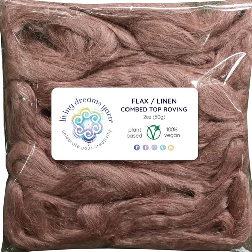 Miniatura 8 de Fibra de algodón para hilar, mezclar, fieltro y arte de fibra. Suave peinado vegano Top Roving. Merlot