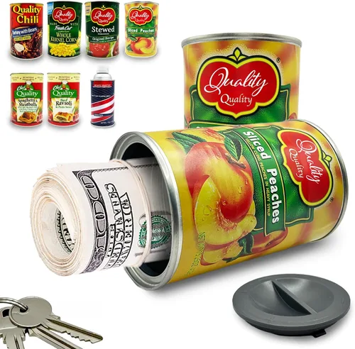 Miniatura 11 de La lata de sopa falsa se desvía segura - Mantén tus objetos de valor seguros - Almacenamiento de seguridad para el hogar - Espaguetis y albóndigas