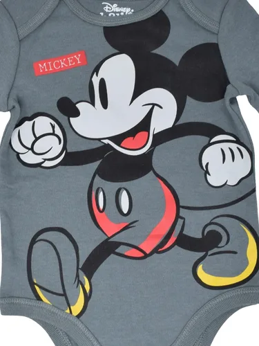 Miniatura 8 de Disney Lion King Winnie the Pooh Mickey Mouse Minnie Mouse Baby 3 Pack Bodysuits Newborn to Infant